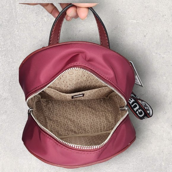Guess Peoria Quilted Backpack - Wine - NWT main image 4
